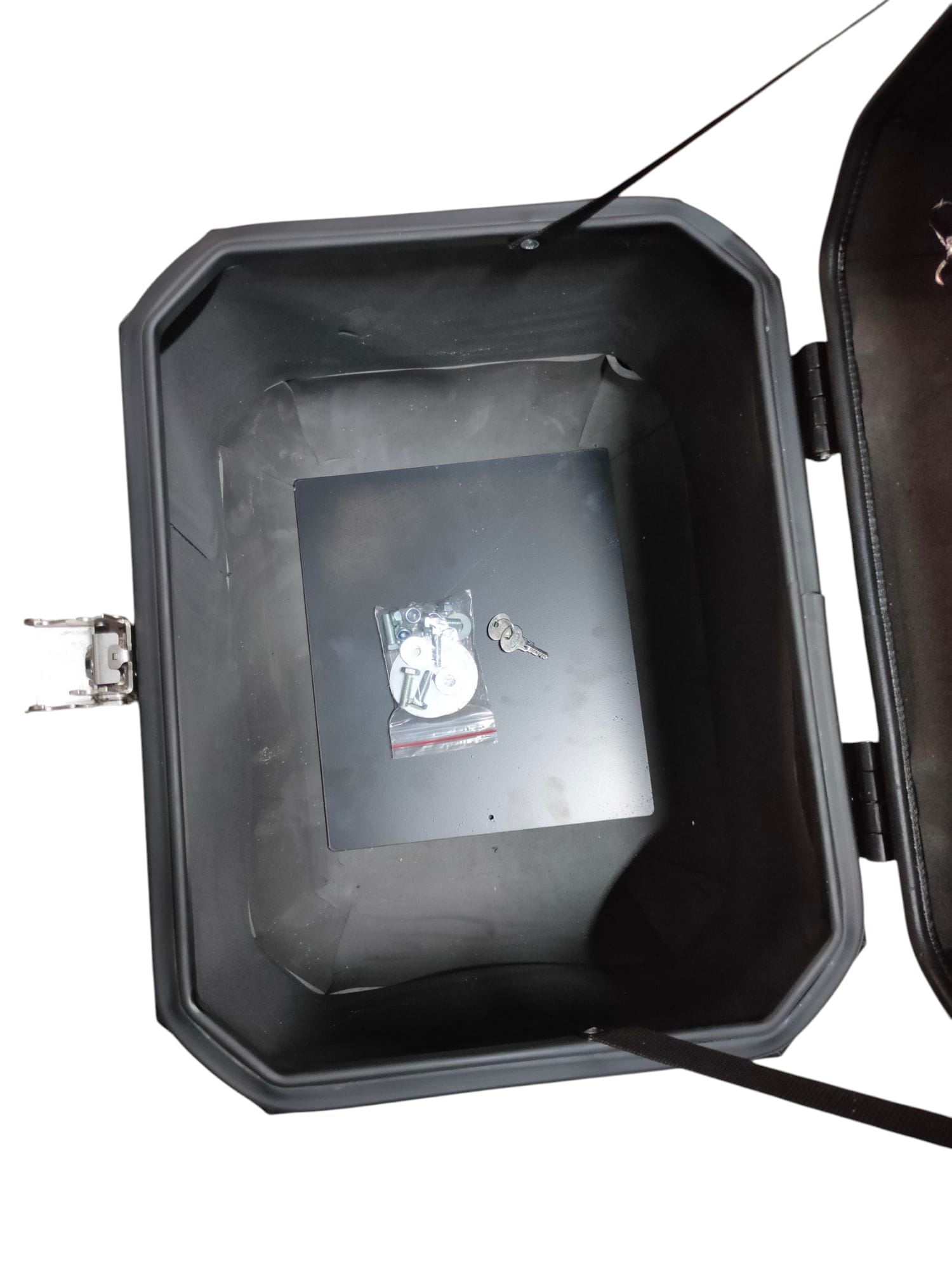ALÜMİNYUM ATK TOPCASE 55 LT SİYAH ARKA ÇANTA 