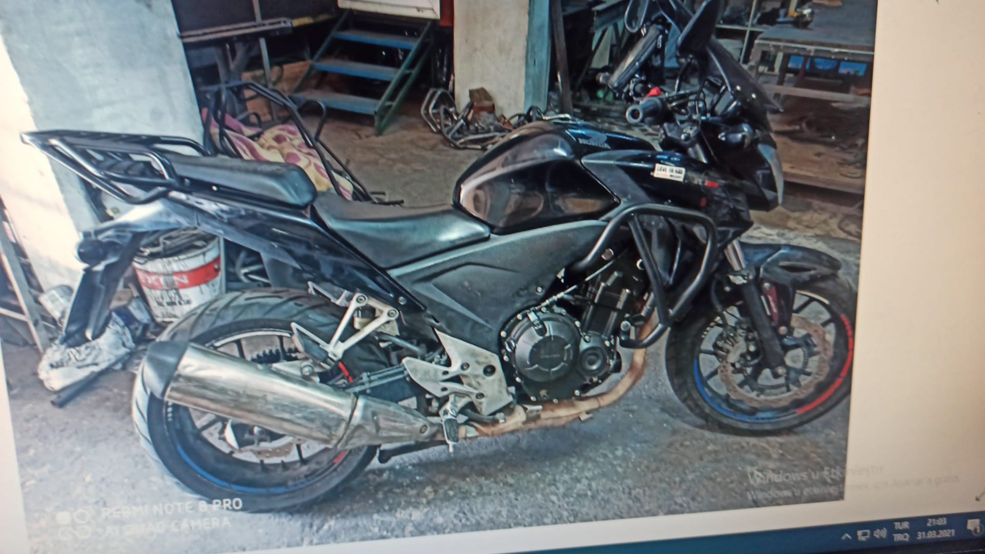 HONDA CB 500 F KORUMA DEMİRİ