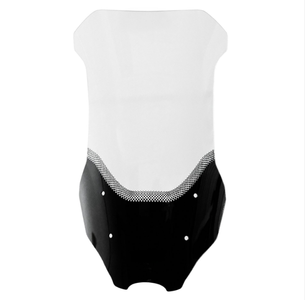 Voge SR1 2021-2025 Uyumlu Ön Tur Camı Şeffaf-SİYAH