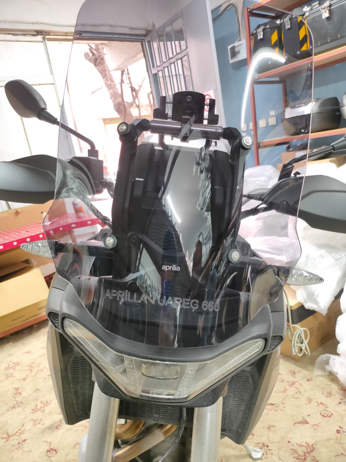 APRİLİA TUAREG 660 ÖN CAM ŞEFFAF-FÜME 