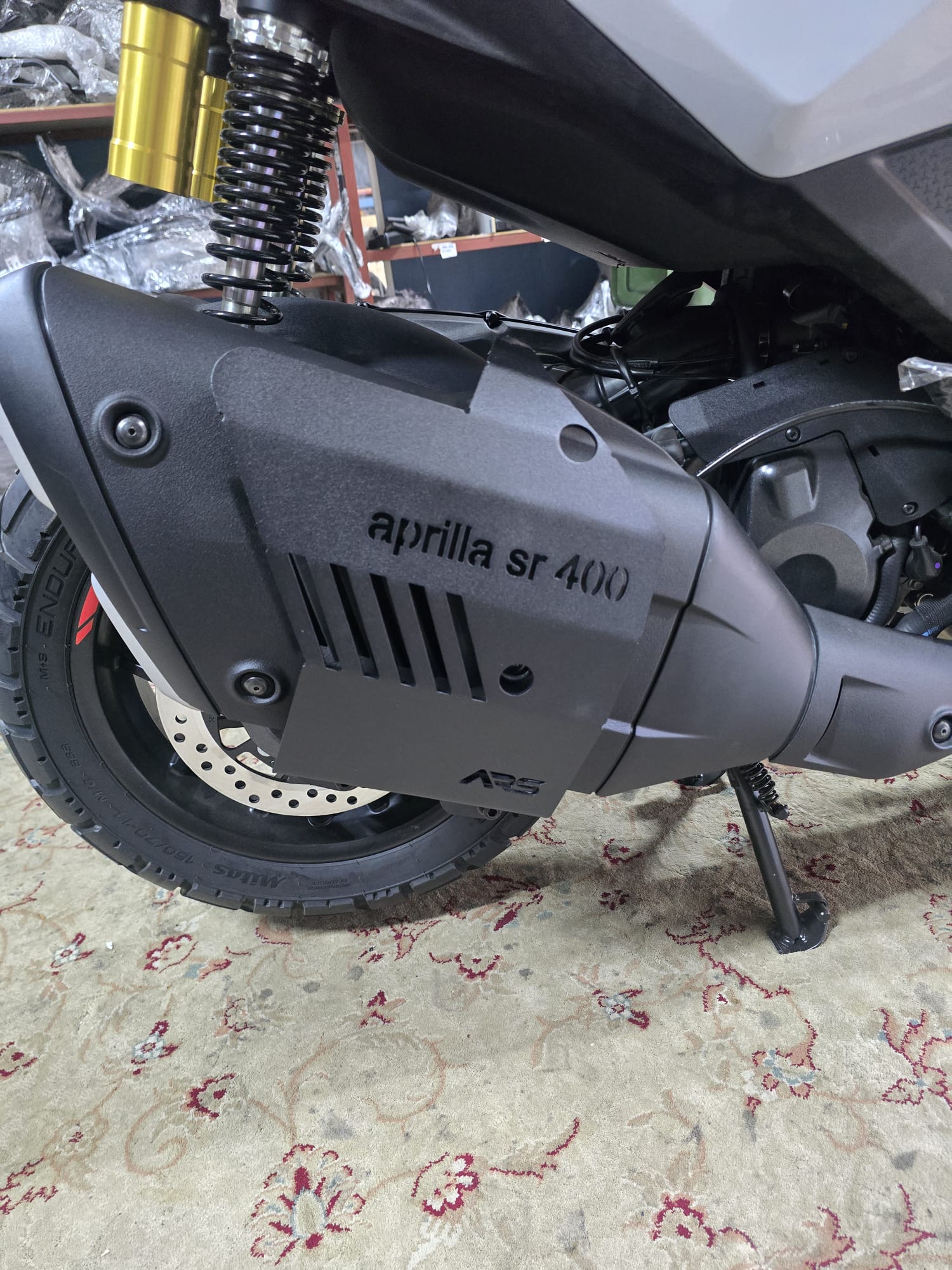 APRİLİA SR 400 EGZOZ KORUMA DEMİRİ