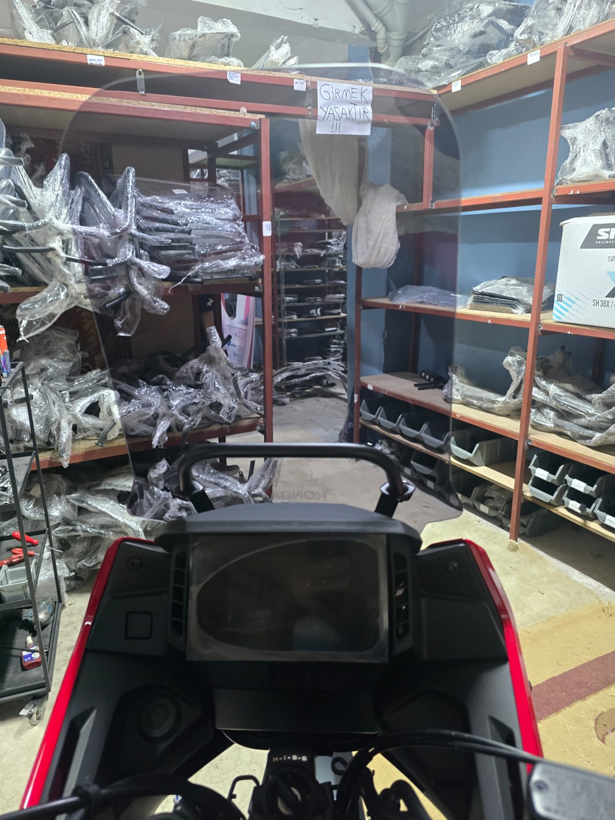 HONDA NX 500 ÖN CAM ŞEFFAF, FÜME