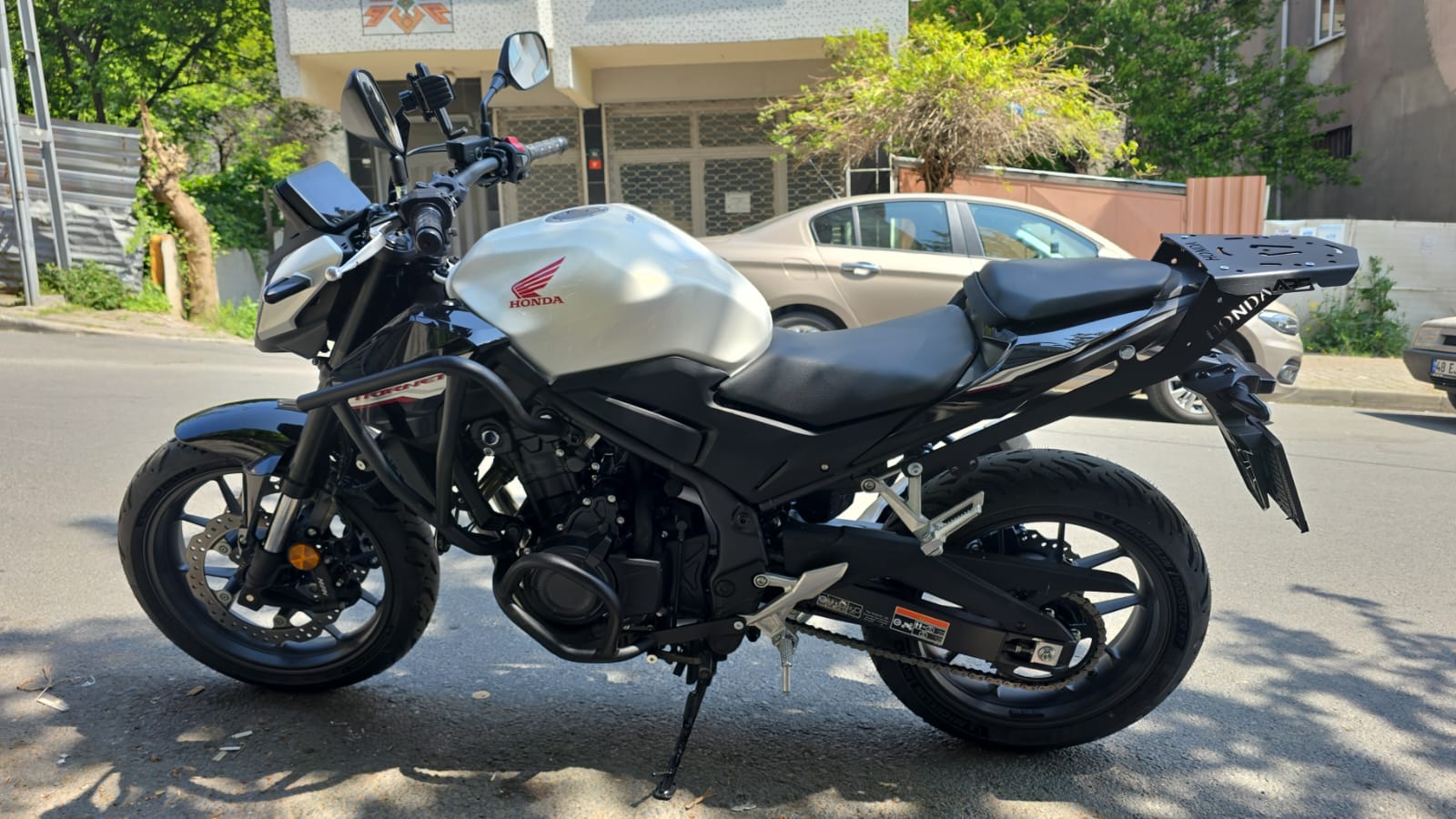HONDA HORNET 500 ARKA ÇANTA TAŞIMA DEMİRİ