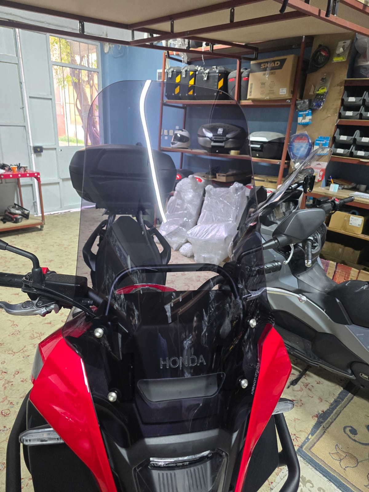 HONDA NX 500 ÖN CAM ŞEFFAF, FÜME